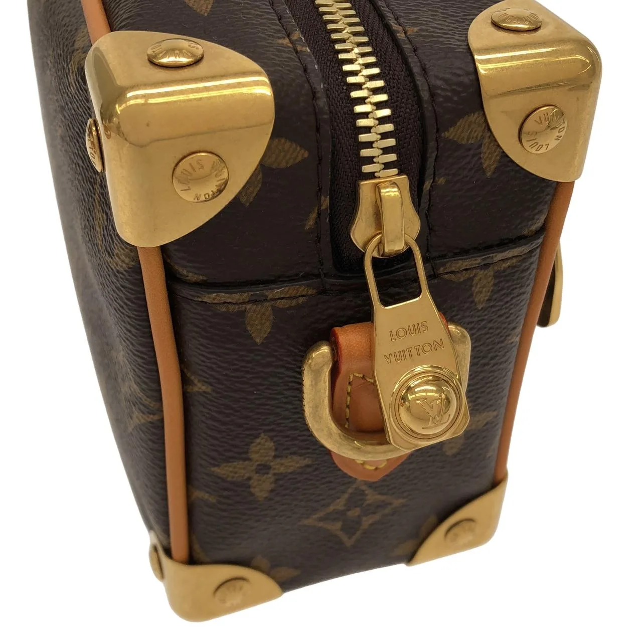LOUIS VUITTON Soft Trunk M14729 Shoulder Monogram 黑色 Monogram 中古品A - 縮圖 5