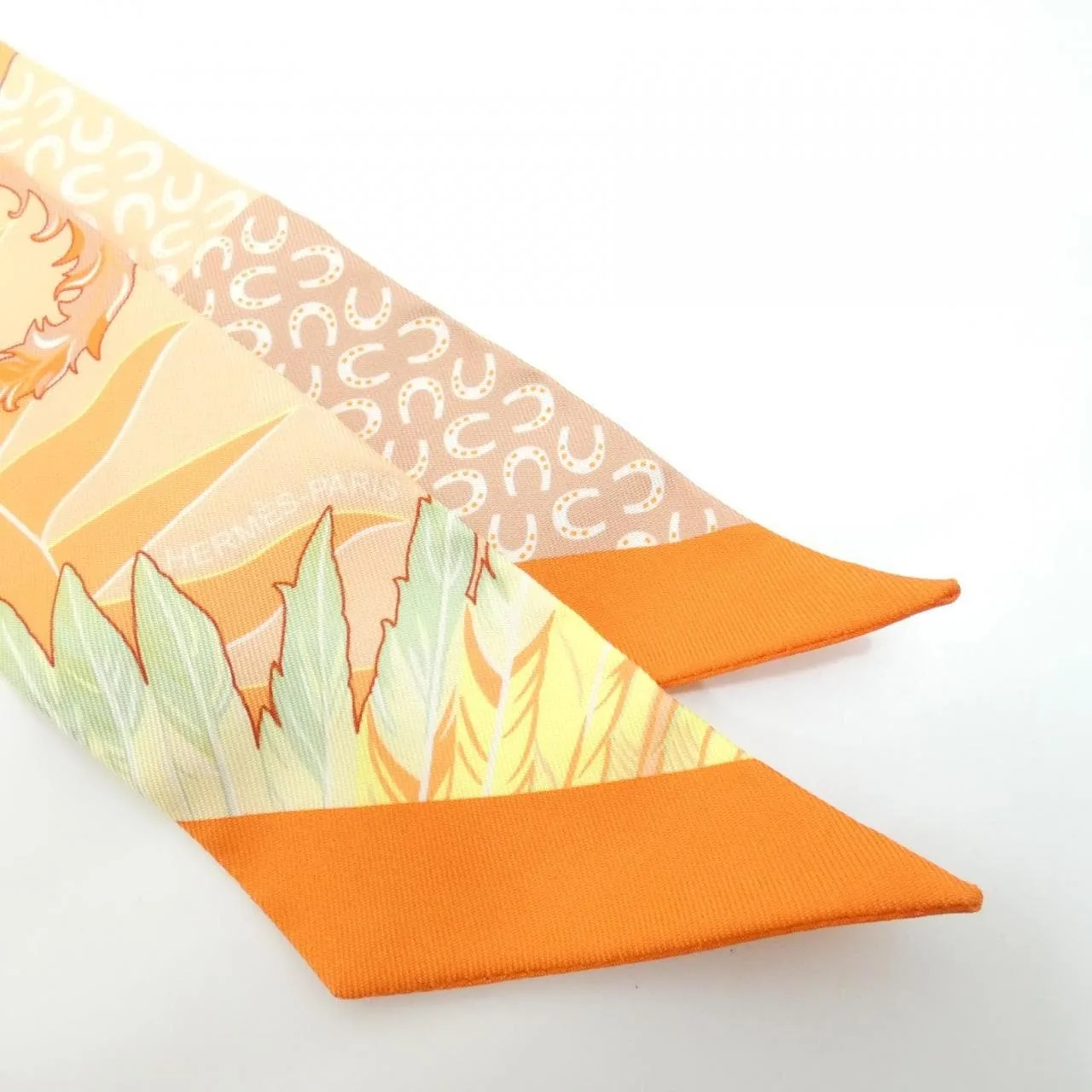 HERMES 062861S Scarf Orange Rank A - Thumbnail 2