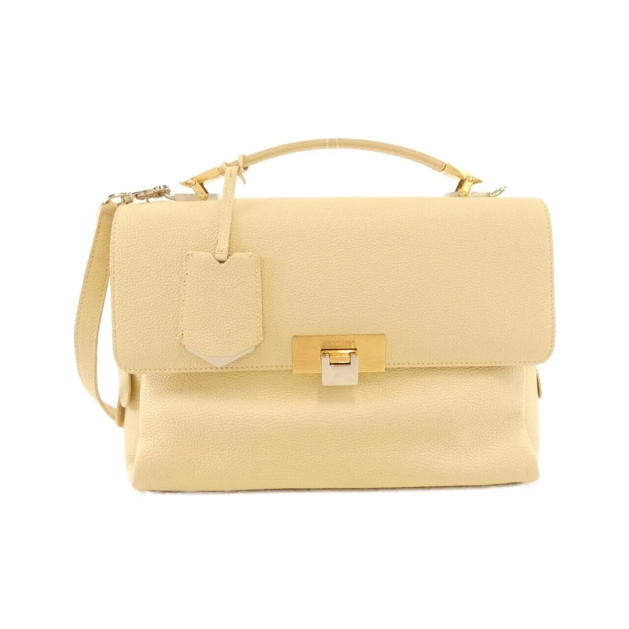 BALENCIAGA 391568 CNX04 Handbag Leather Black