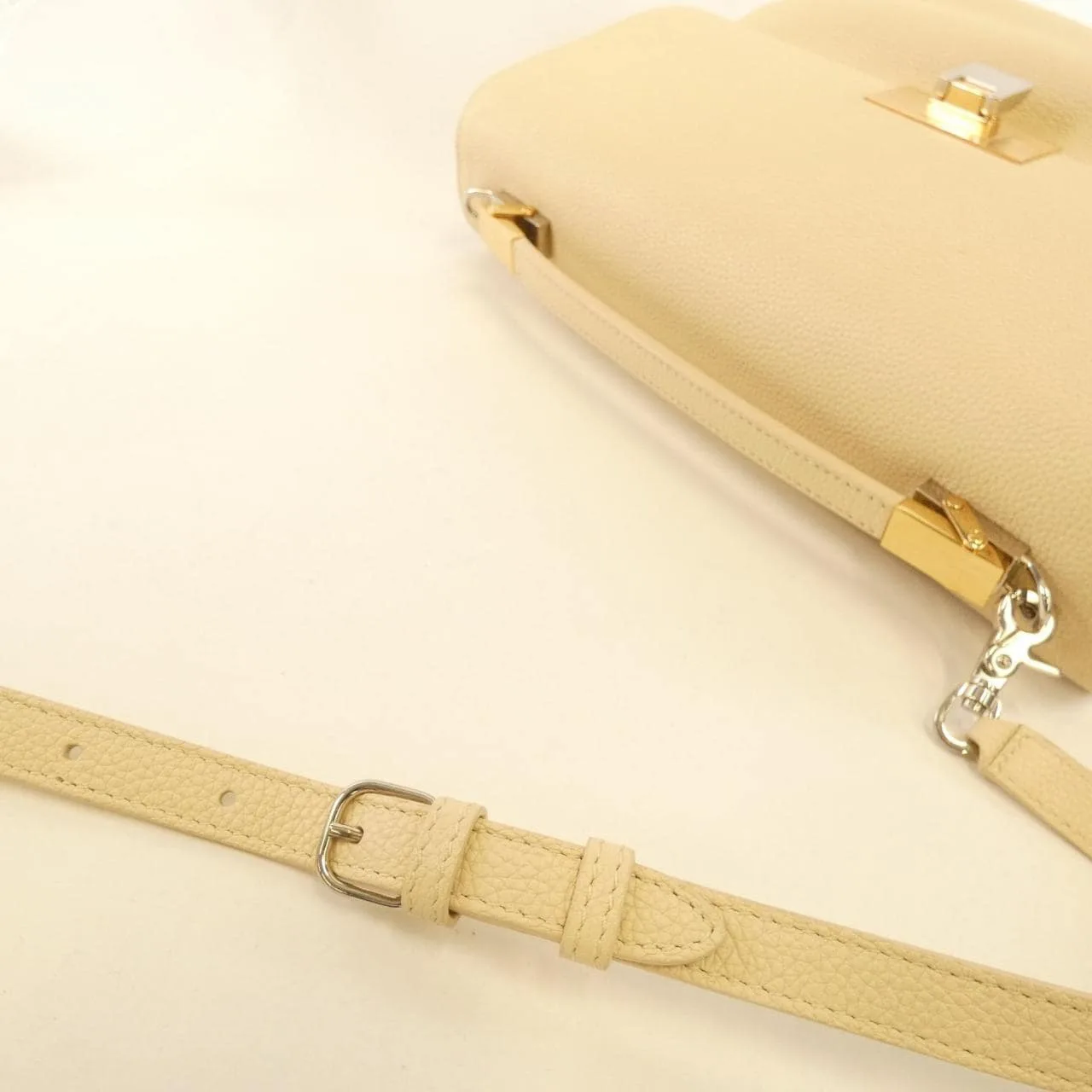 BALENCIAGA 391568 CNX04 Handbag Leather 黑色 皮革 中古品A - 縮圖 5