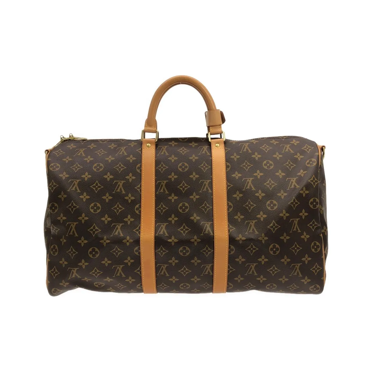 LOUIS VUITTON Keepall M41416 Boston Monogram 黑色 Monogram 中古品A - 縮圖 2