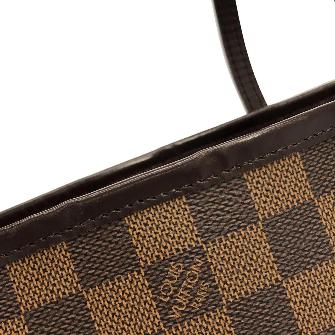 LOUIS VUITTON Neverfull N51109 Tote Damier 黑色 Damier 中古品A - 縮圖 5