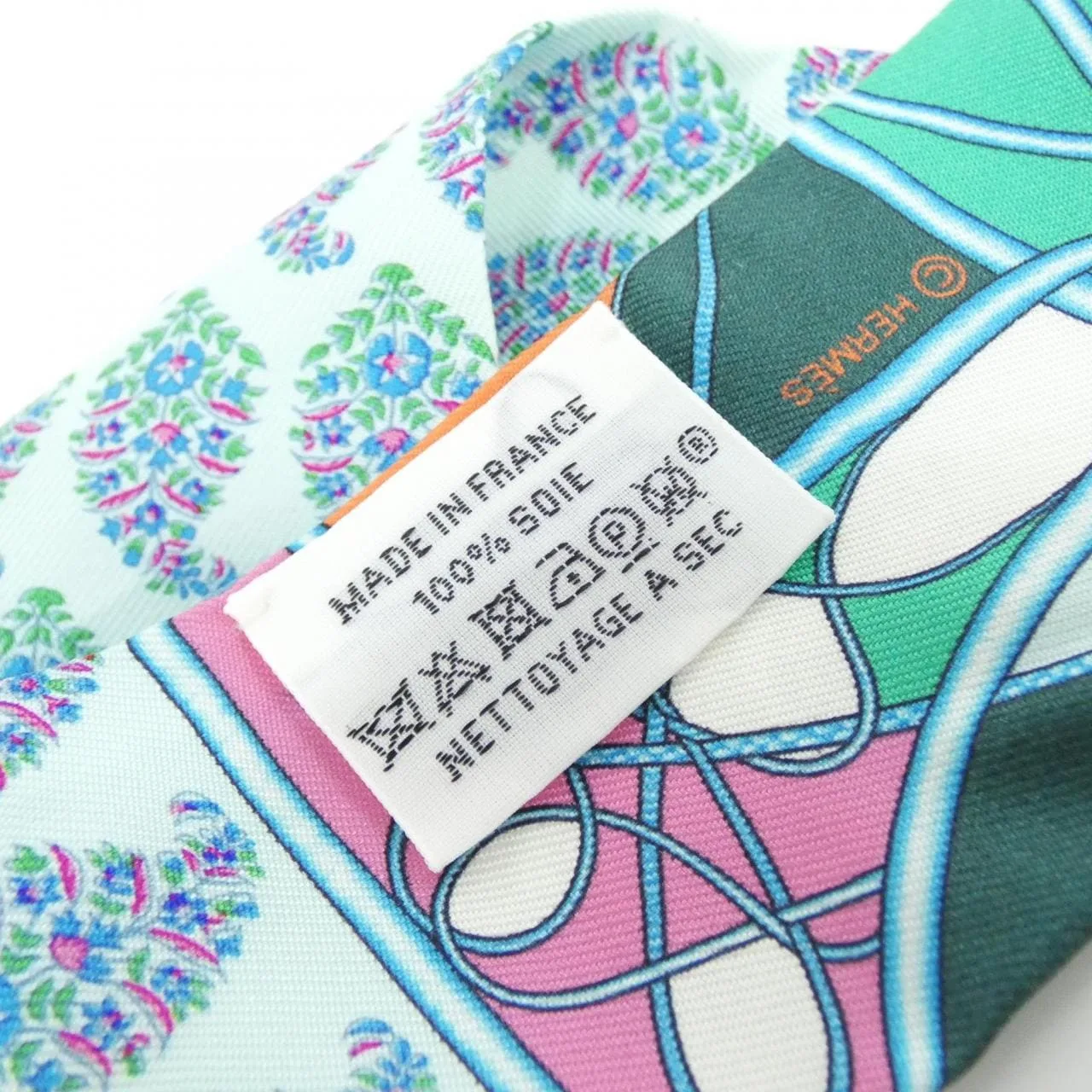 HERMES 063101S Scarf Black Rank A - Thumbnail 3