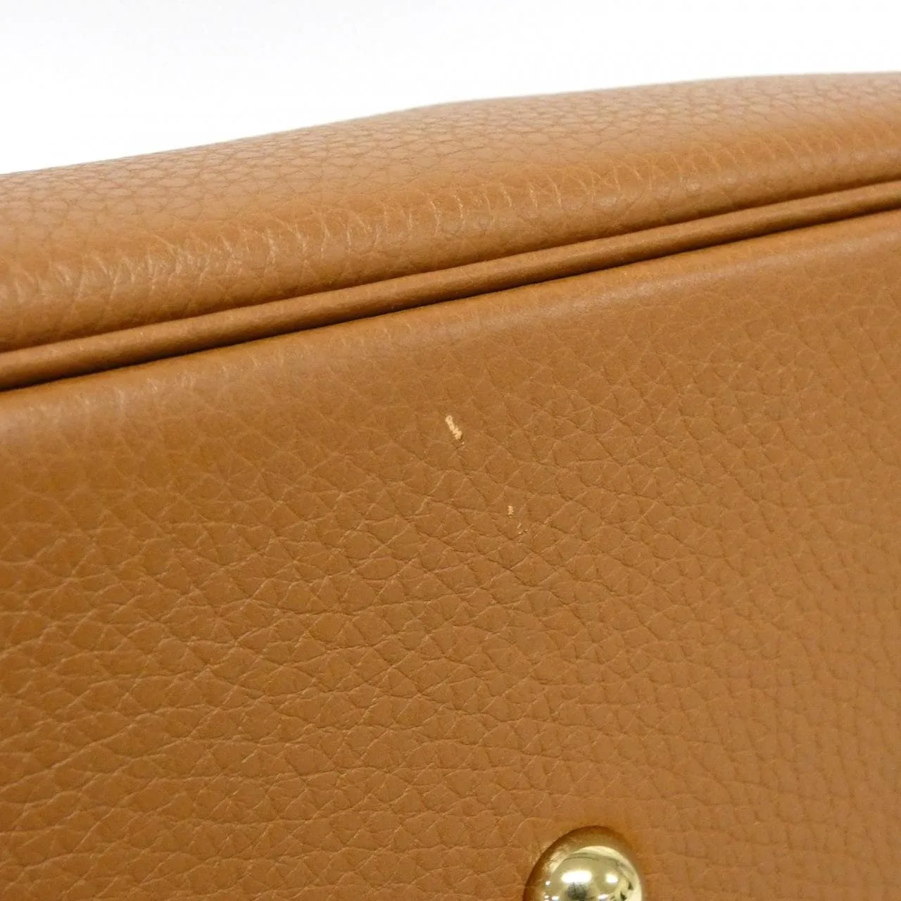 HERMES Bolide 073419CC Handbag Clemence Gold Clemence Leather Rank A - Thumbnail 4