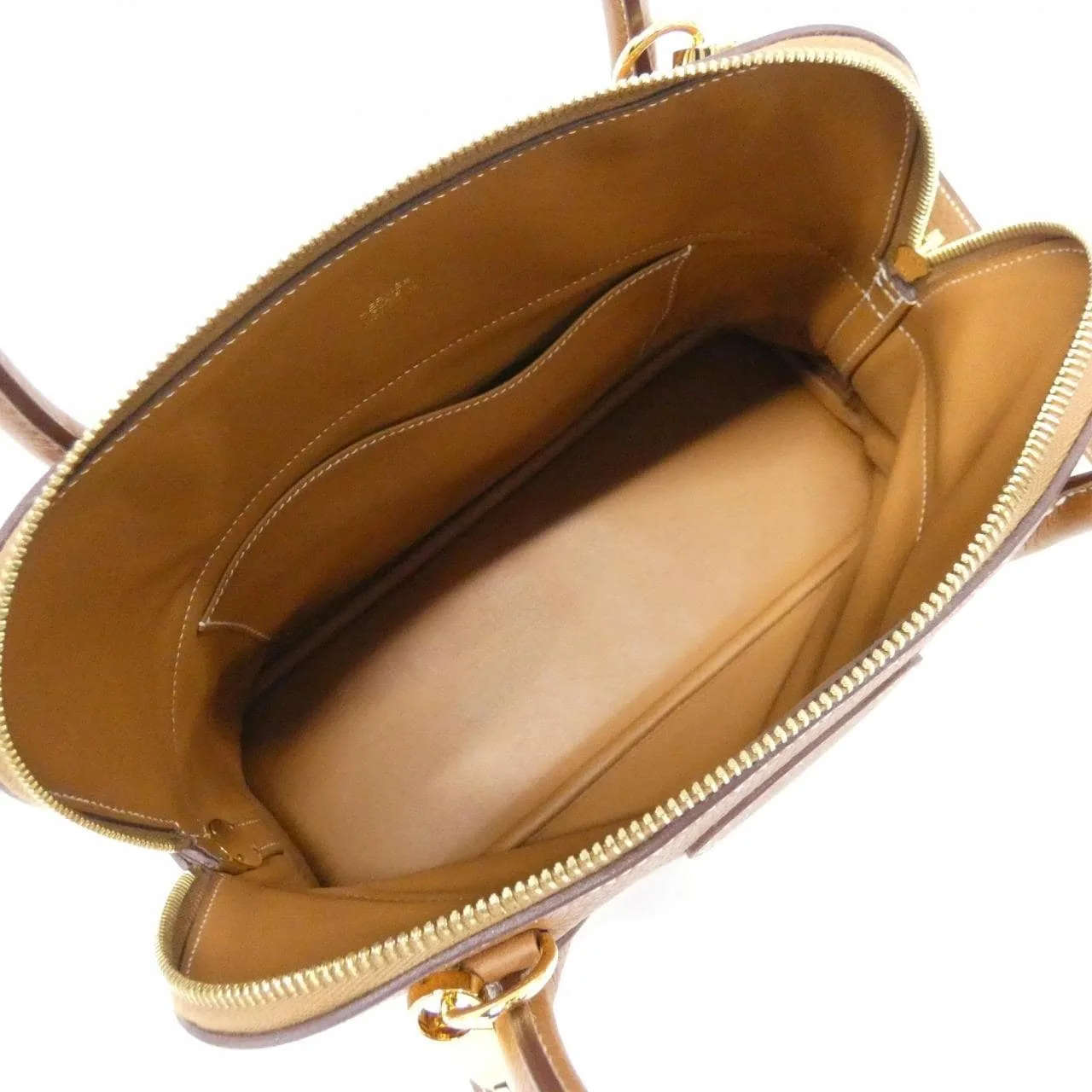 HERMES Bolide 073419CC Handbag Clemence Gold Clemence Leather Rank A - Thumbnail 9