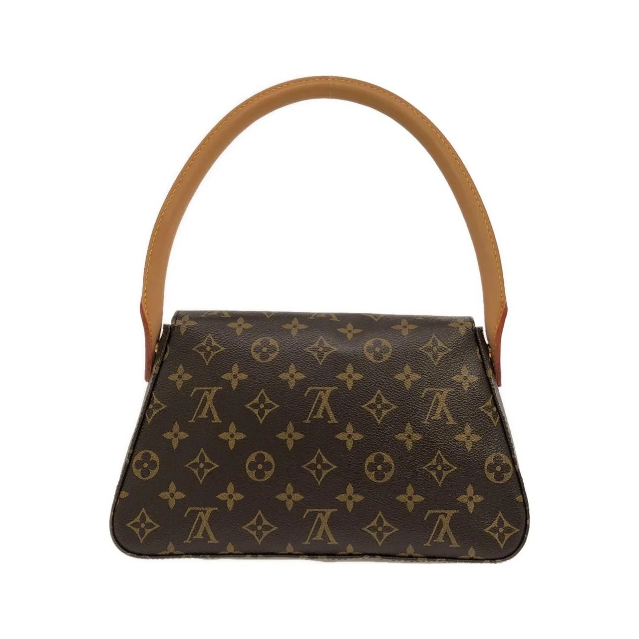LOUIS VUITTON Looping M51147 Shoulder Monogram 黑色 Monogram 中古品A - 縮圖 2