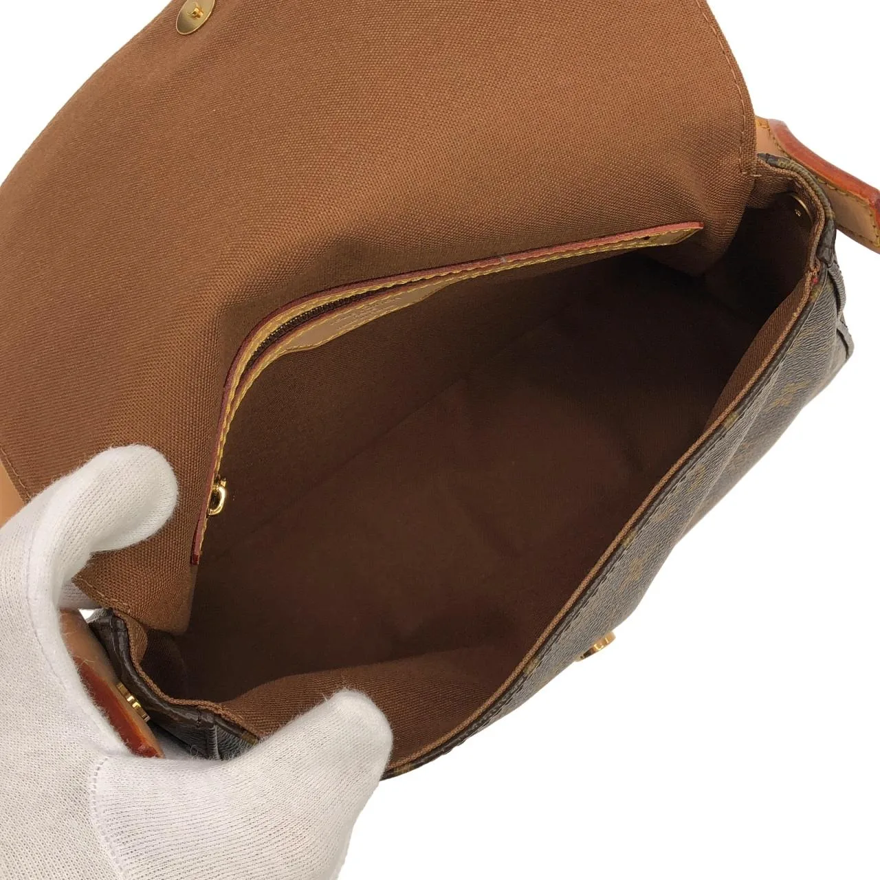 LOUIS VUITTON Looping M51147 Shoulder Monogram 黑色 Monogram 中古品A - 縮圖 5