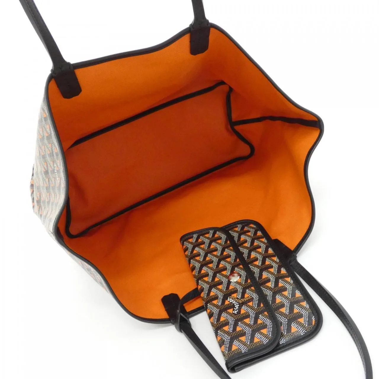 GOYARD Saint Louis 托特包 帆布 黑色 帆布 中古品A - 縮圖 4