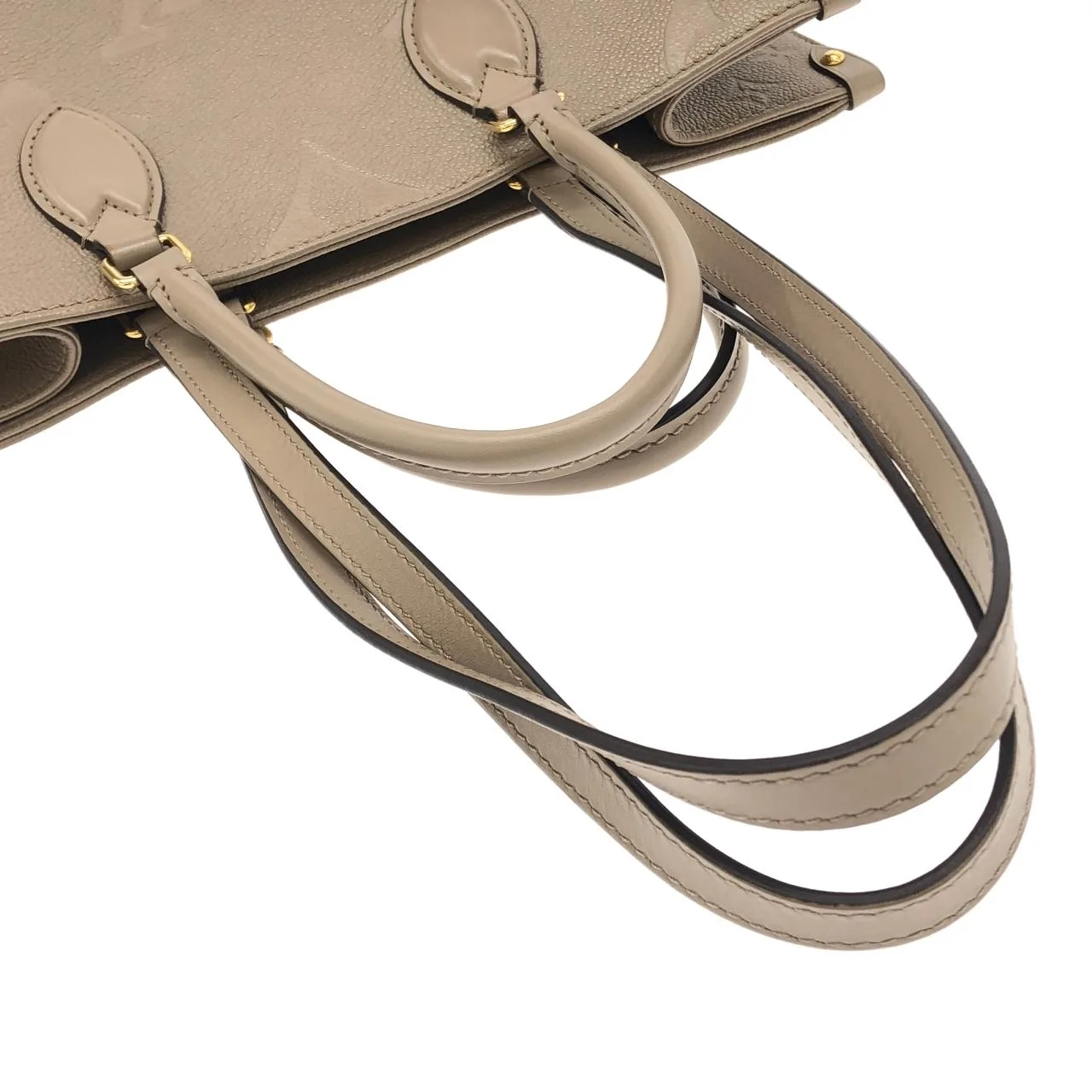 LOUIS VUITTON OnTheGo M45607 Handbag Monogram 黑色 Monogram 中古品B - 縮圖 5