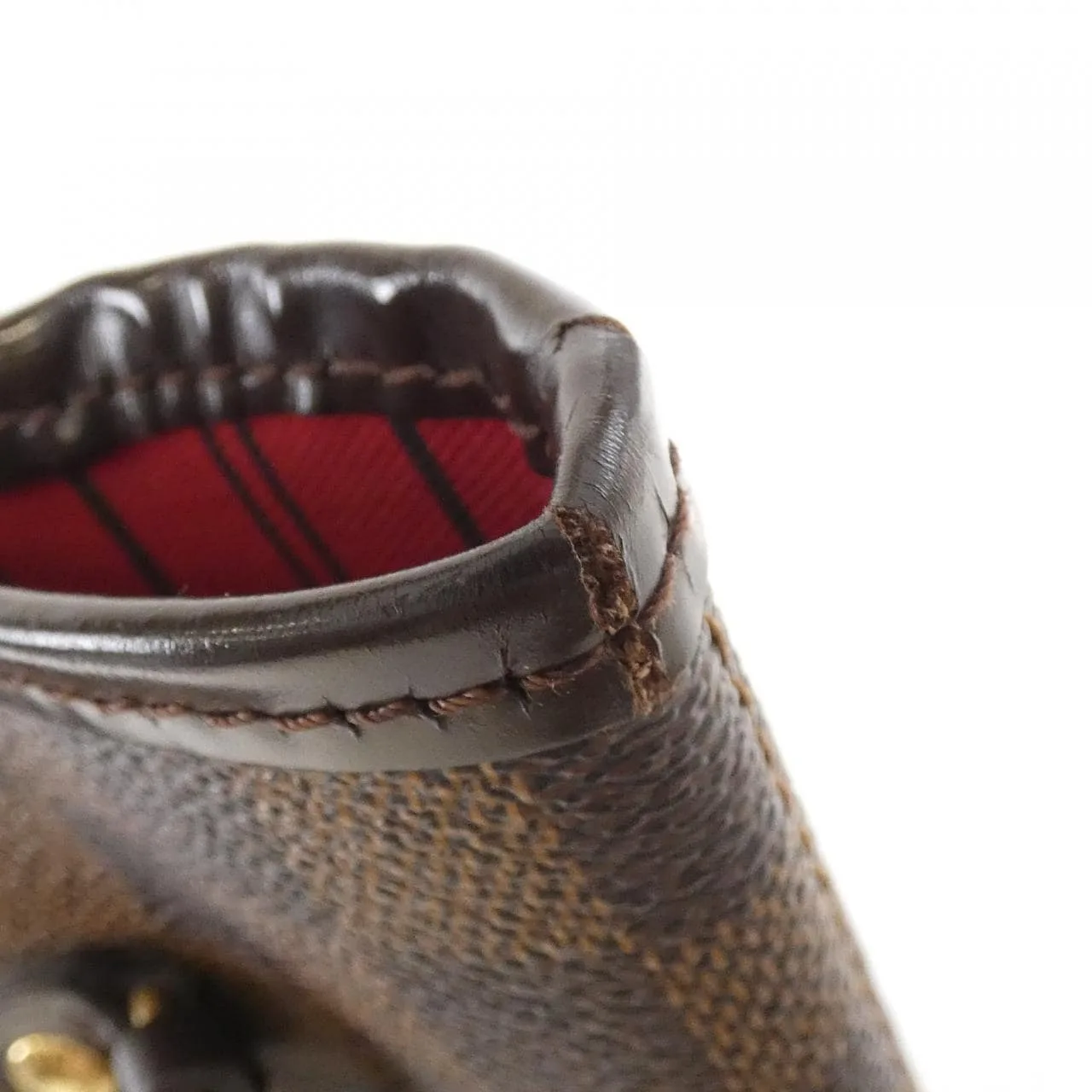 LOUIS VUITTON Neverfull N51105 Tote Damier 黑色 Damier 中古品B - 縮圖 3