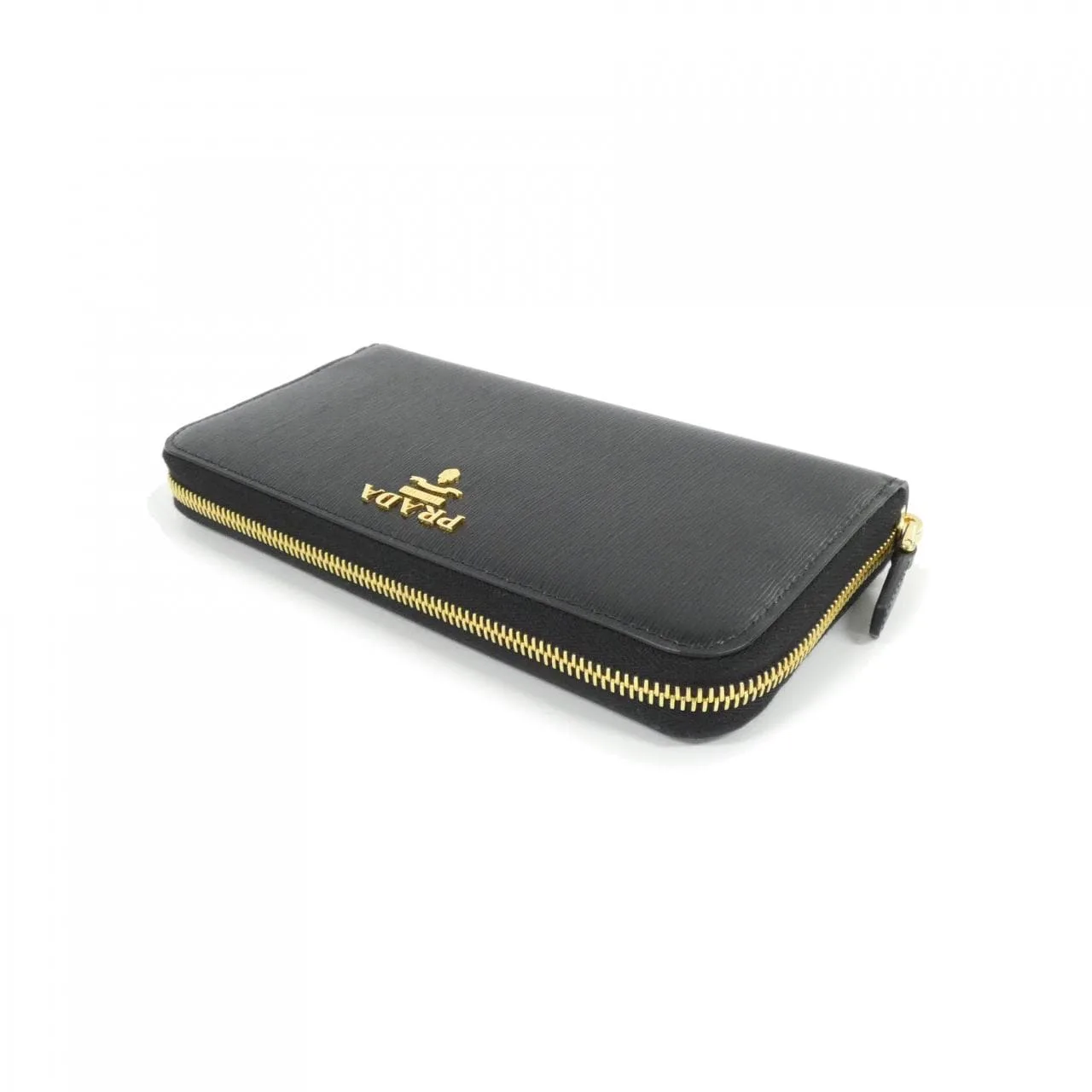 PRADA 1ML506 Wallet 黑色 中古品A - 縮圖 3