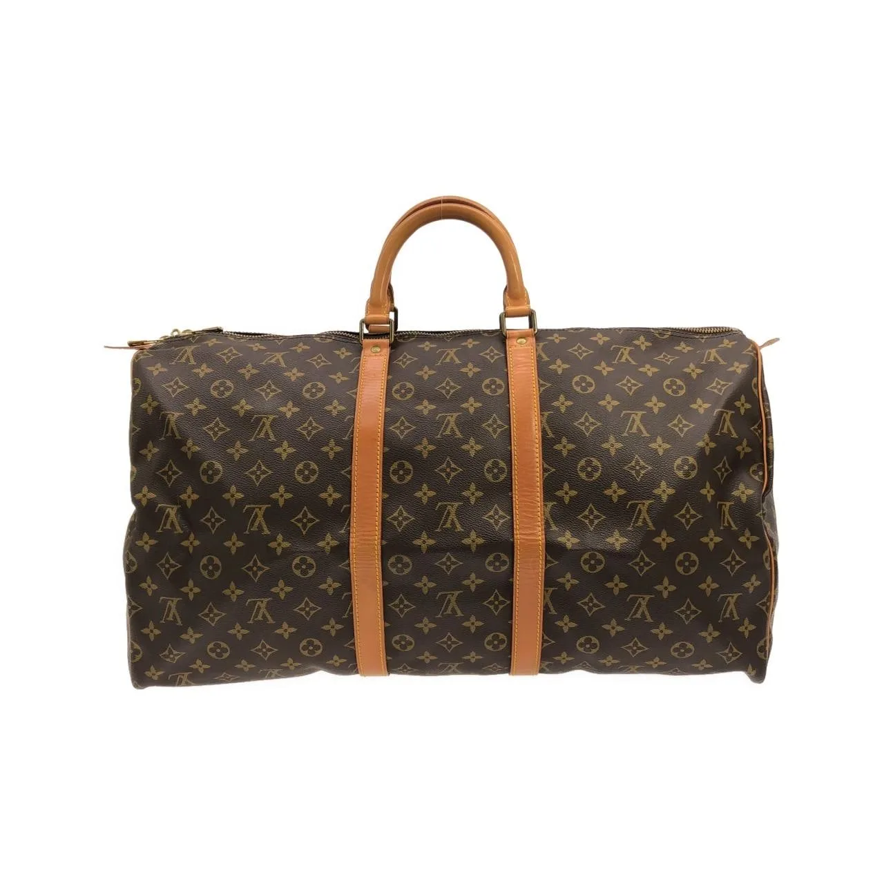 LOUIS VUITTON Keepall M41424 Boston Monogram 黑色 Monogram 中古品B - 縮圖 2