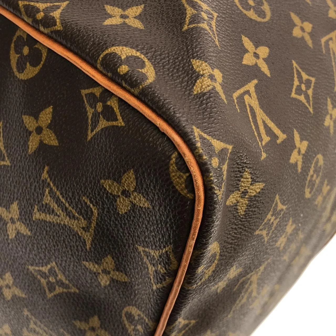 LOUIS VUITTON Keepall M41424 Boston Monogram 黑色 Monogram 中古品B - 縮圖 3