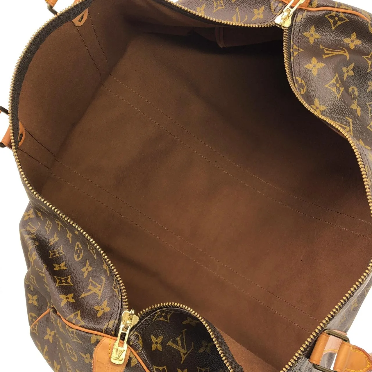 LOUIS VUITTON Keepall M41424 Boston Monogram 黑色 Monogram 中古品B - 縮圖 8