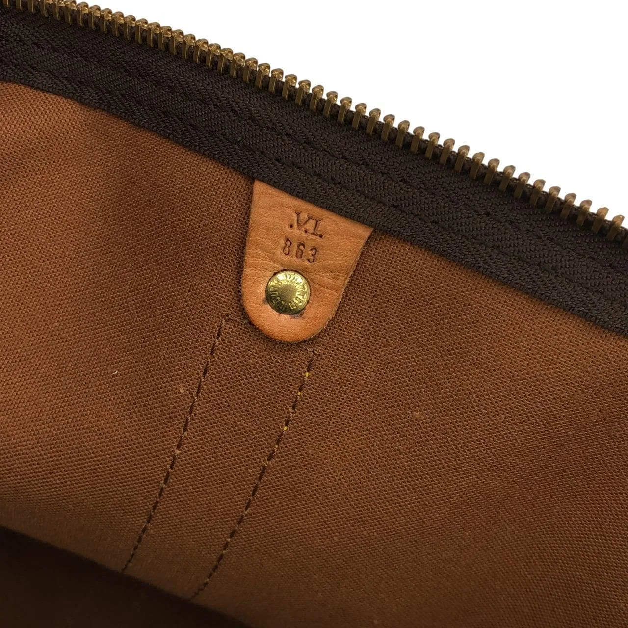 LOUIS VUITTON Keepall M41424 Boston Monogram 黑色 Monogram 中古品B - 縮圖 10