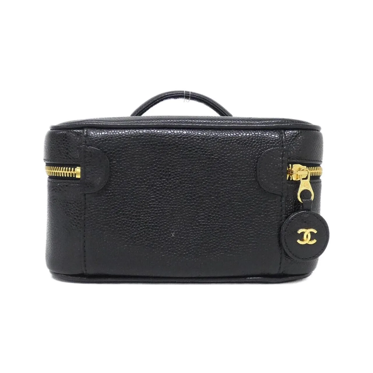 CHANEL 1997 Handbag Grained Calfskin 黑色 荔枝紋牛皮 中古品A - 縮圖 2