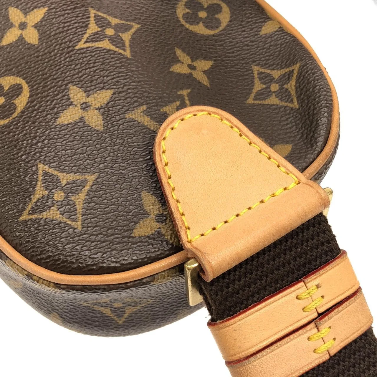 LOUIS VUITTON Pochette M51870 Shoulder Monogram 黑色 Monogram 中古品A - 縮圖 5