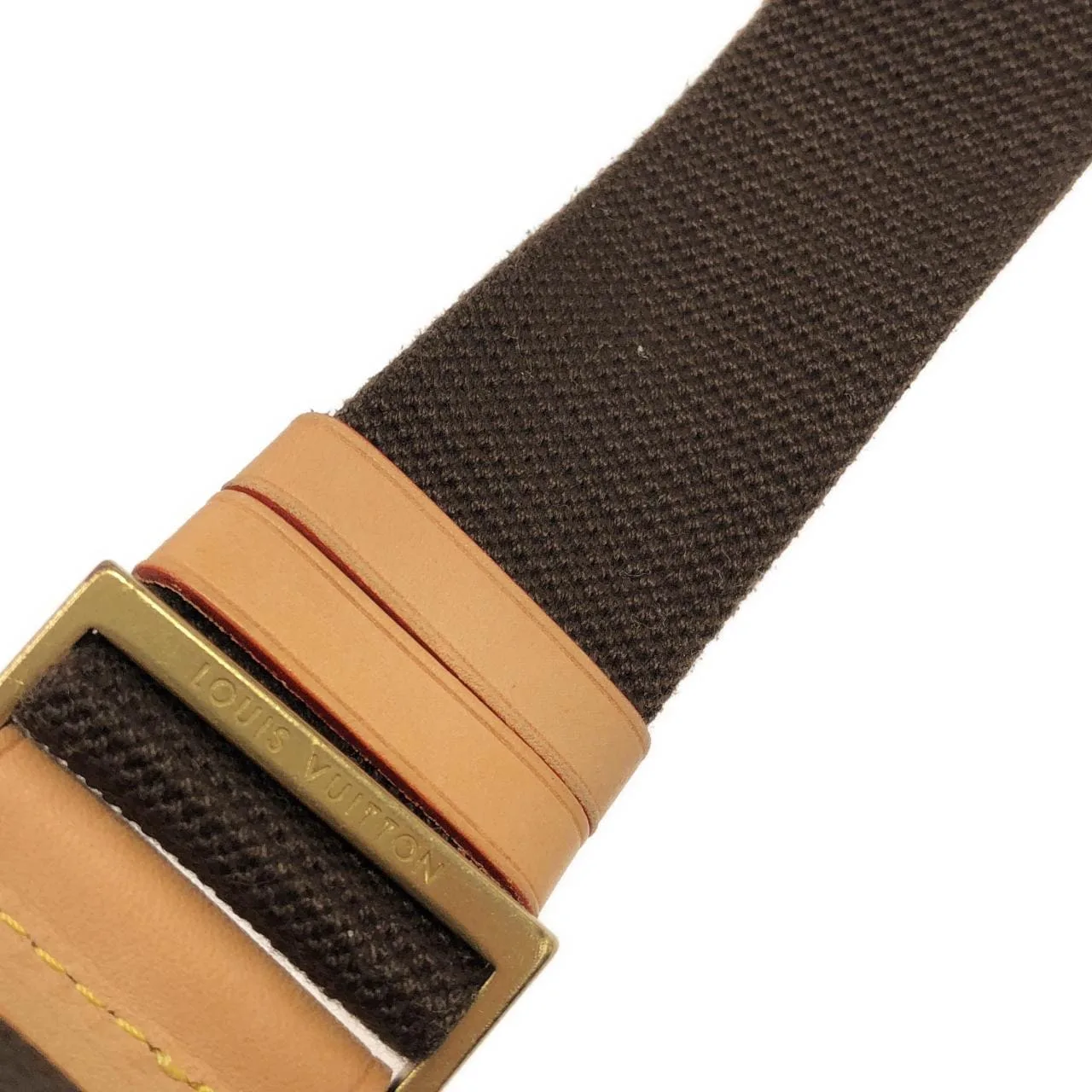 LOUIS VUITTON Pochette M51870 Shoulder Monogram 黑色 Monogram 中古品A - 縮圖 6