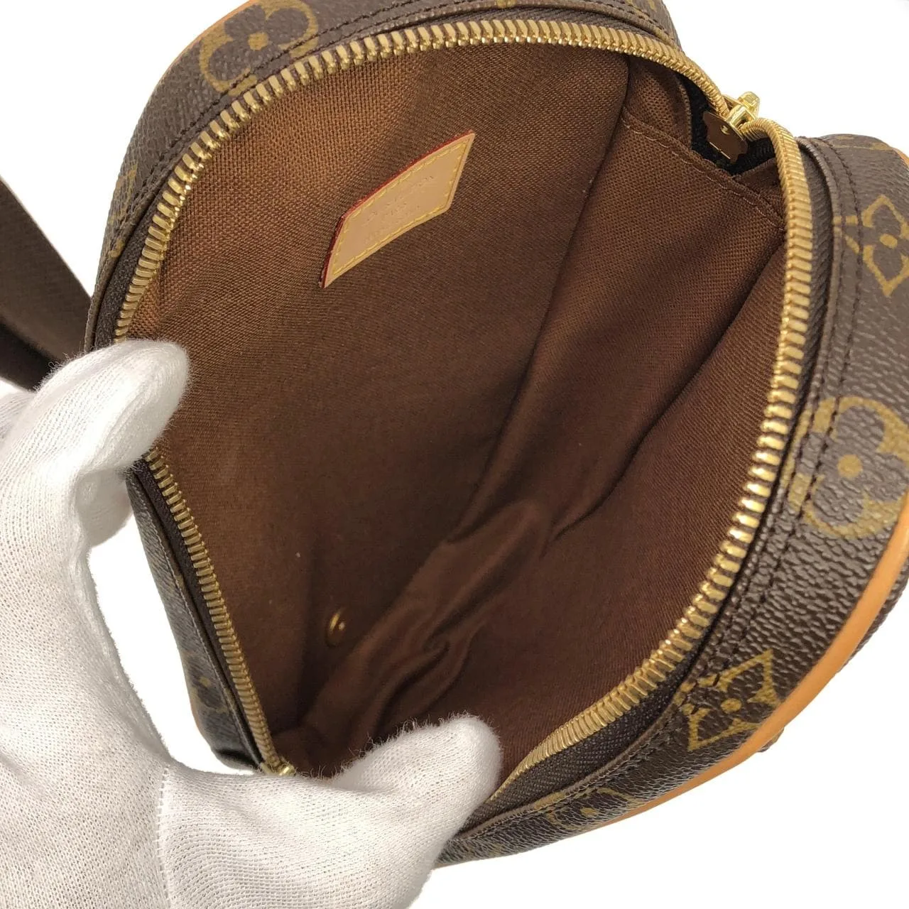 LOUIS VUITTON Pochette M51870 Shoulder Monogram 黑色 Monogram 中古品A - 縮圖 7