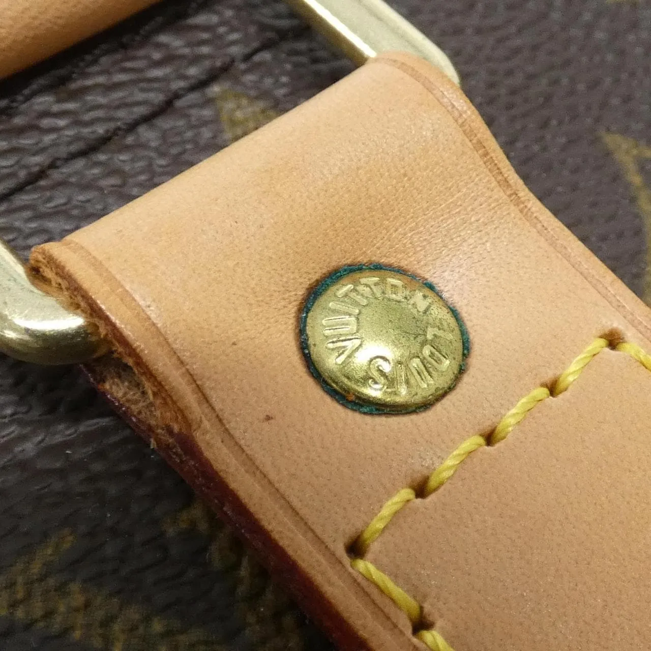 LOUIS VUITTON Keepall M41424 Boston Monogram 黑色 Monogram 中古品A - 縮圖 4