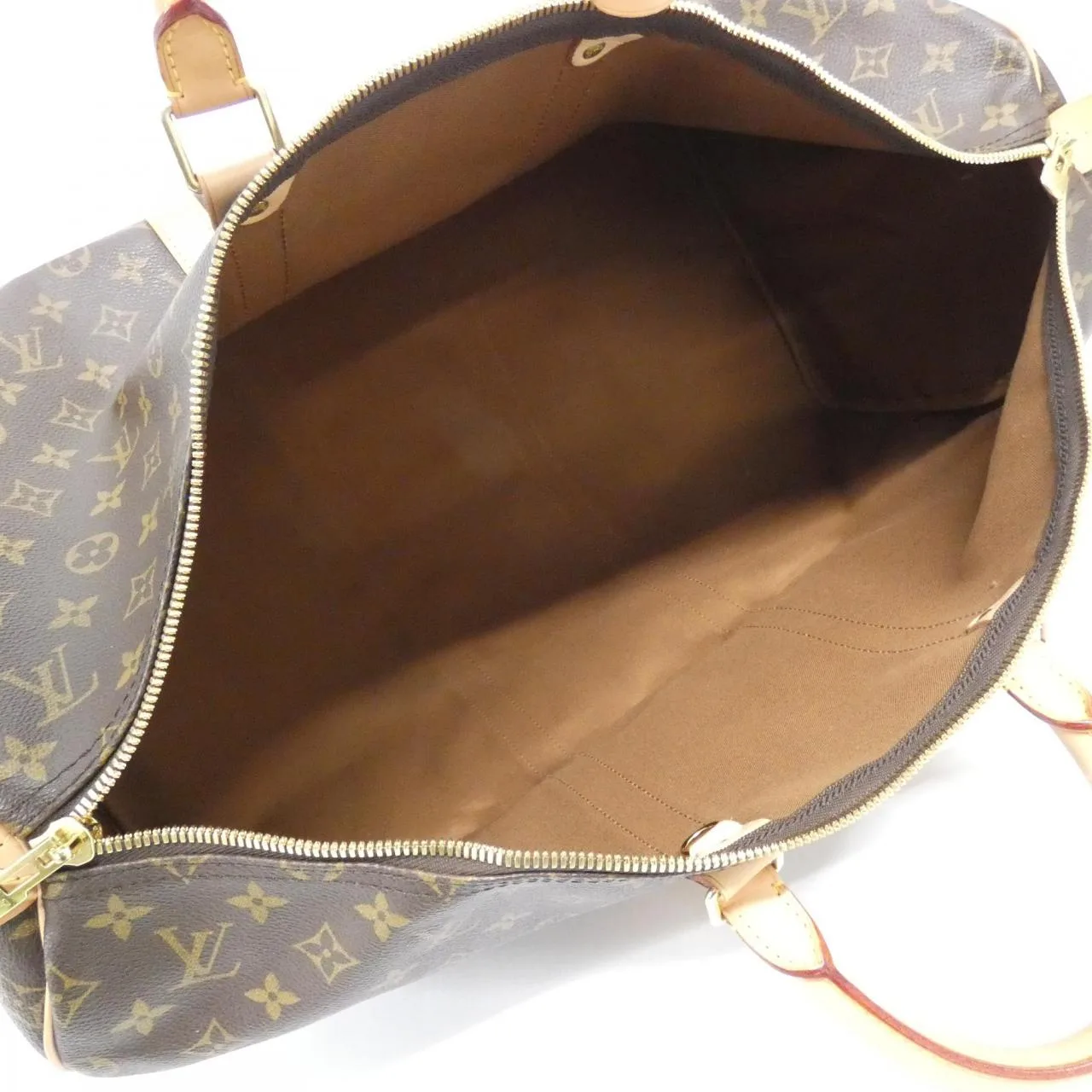LOUIS VUITTON Keepall M41424 Boston Monogram 黑色 Monogram 中古品A - 縮圖 9