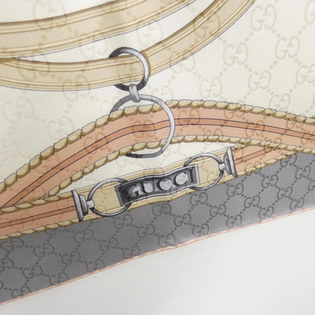 GUCCI 767130 3G009 Scarf Black Rank A - Thumbnail 2