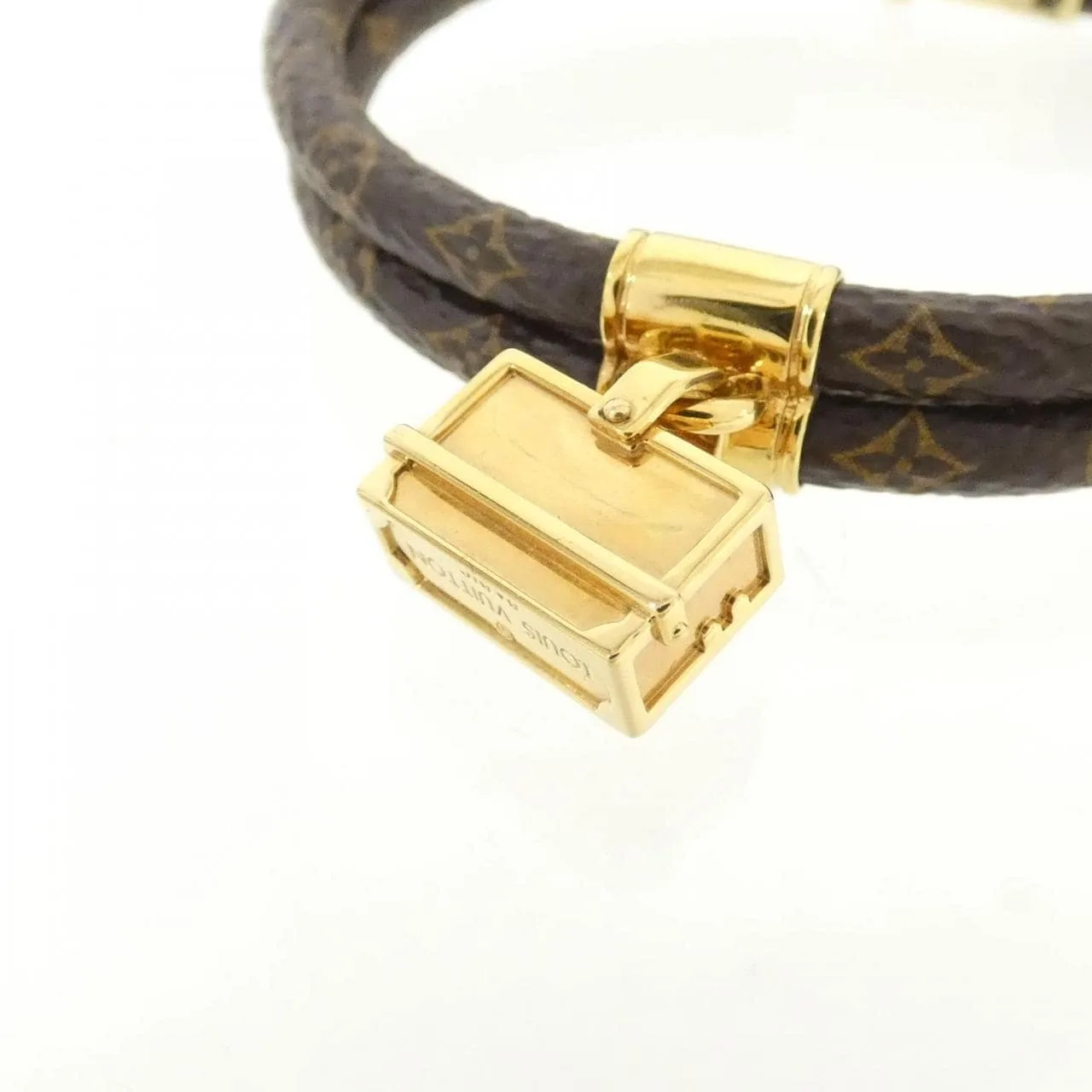 LOUIS VUITTON M6154E Accessories Monogram 黑色 Monogram 中古品A - 縮圖 3