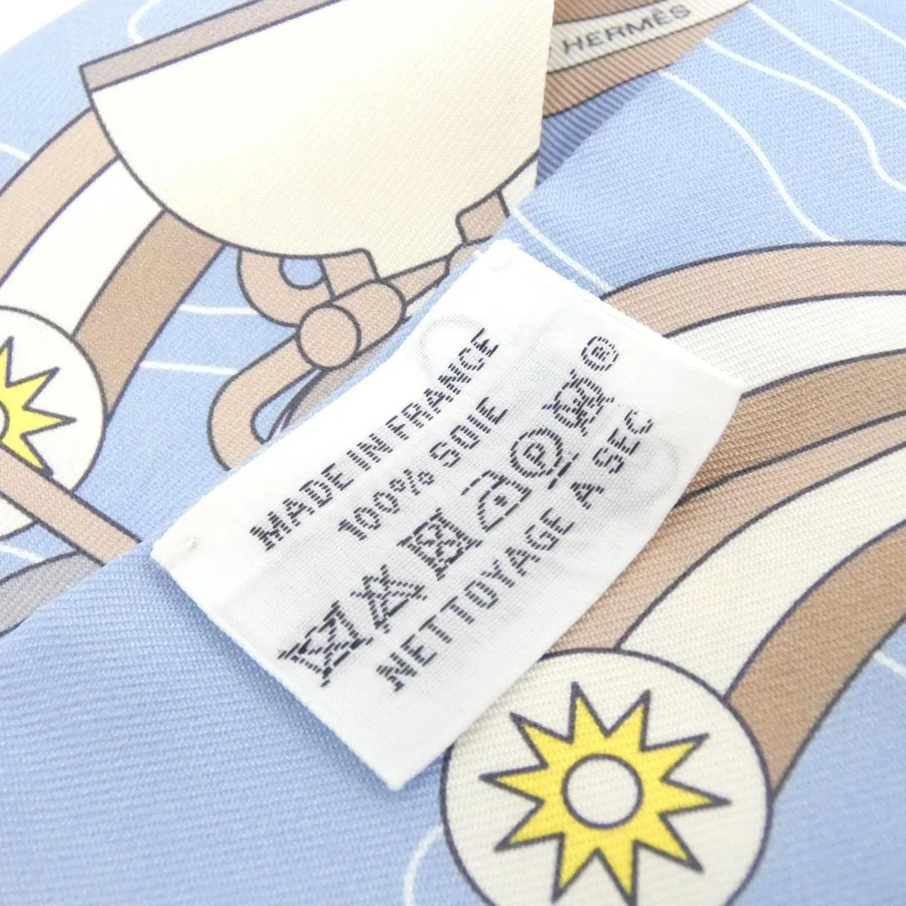 HERMES 063707S Scarf Beige Rank A - Thumbnail 4