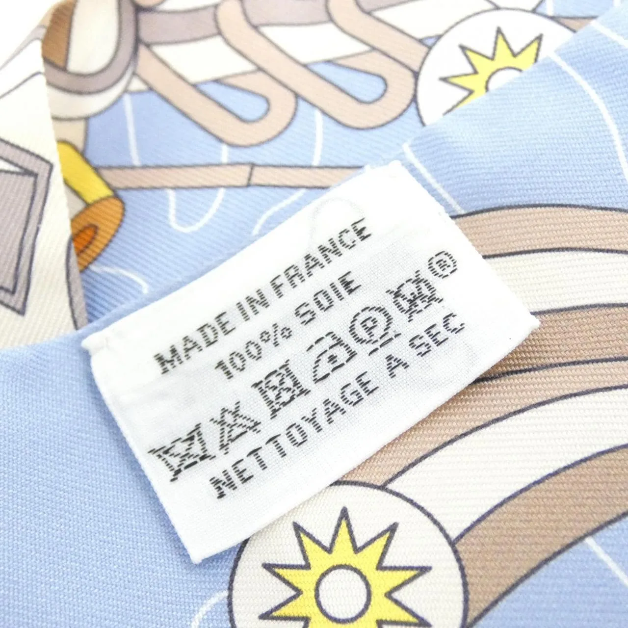 HERMES 063707S Scarf Beige Rank A - Thumbnail 4