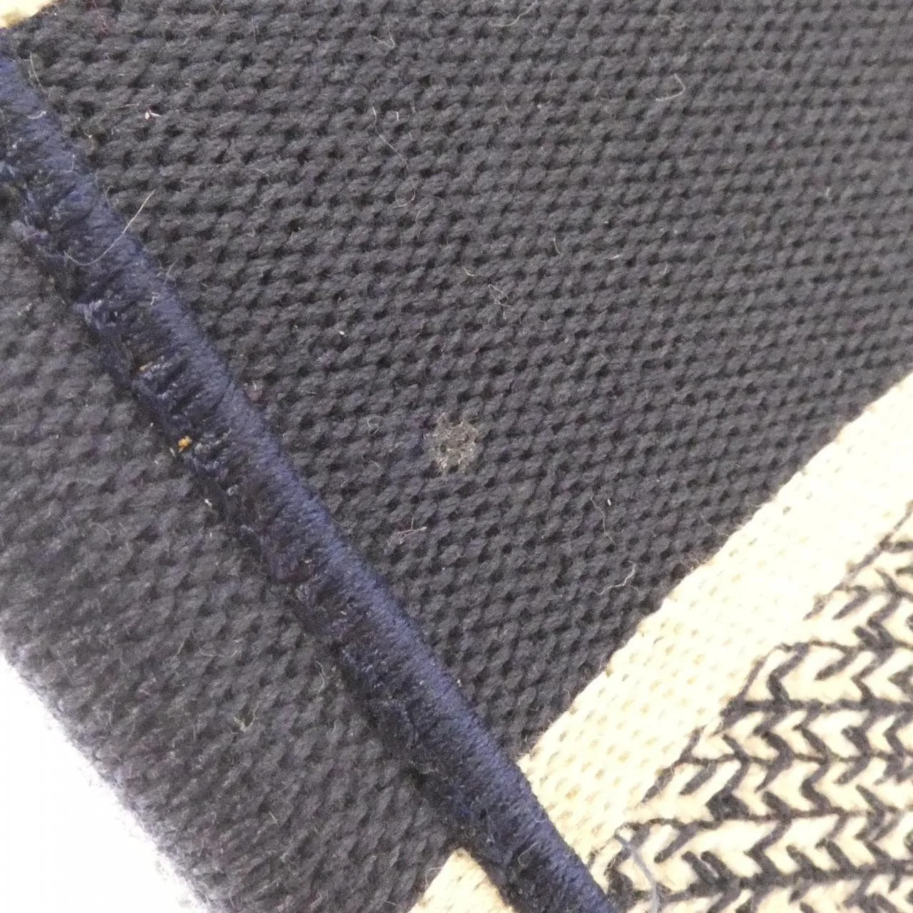 DIOR Book Tote M1286ZTDT Tote Canvas 藍色 帆布 中古品B - 縮圖 5