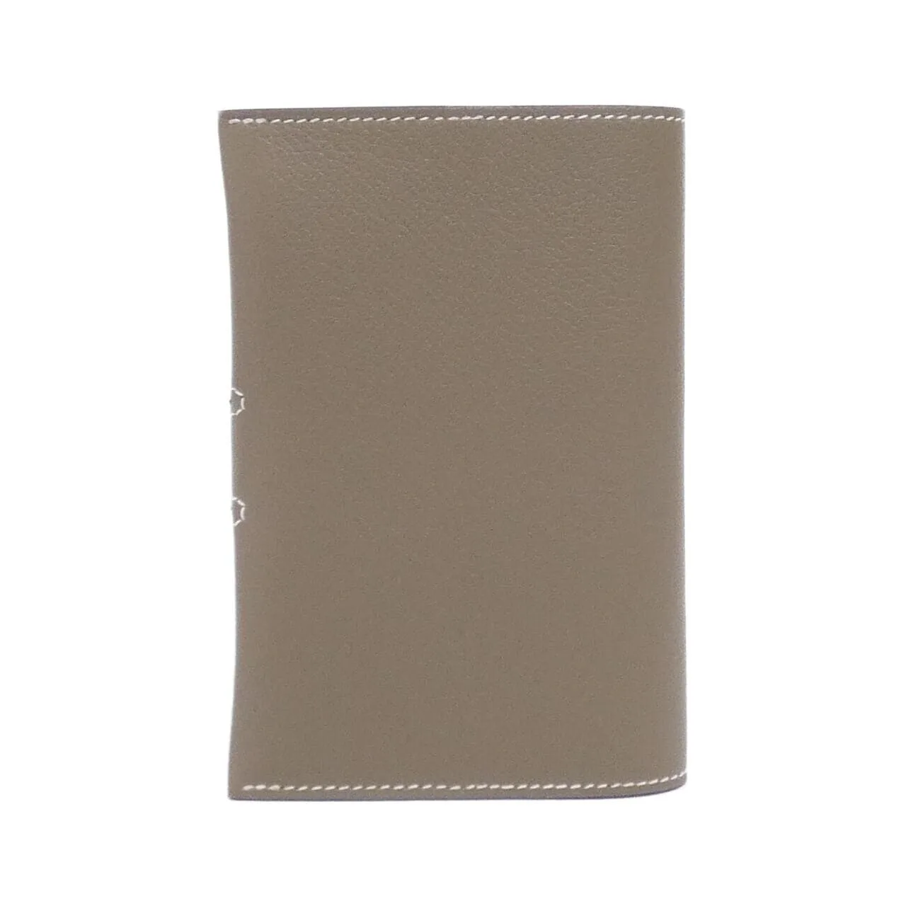 HERMES 084149CK Passport Case Etoupe Rank A - Thumbnail 2