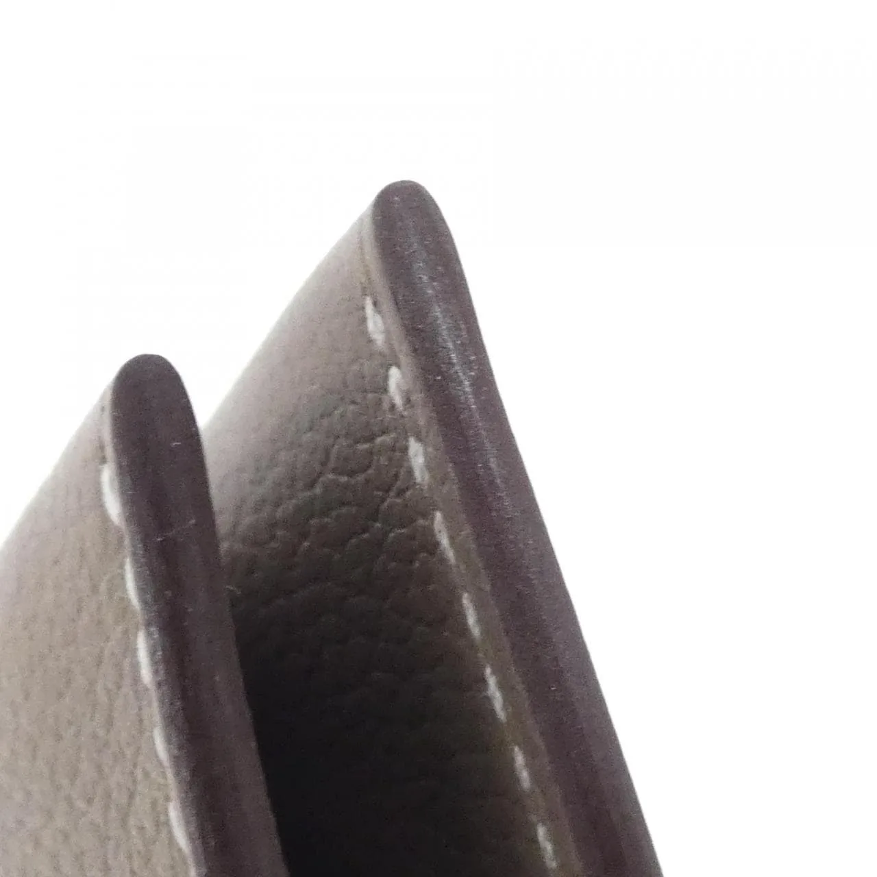 HERMES 084149CK Passport Case Etoupe Rank A - Thumbnail 3