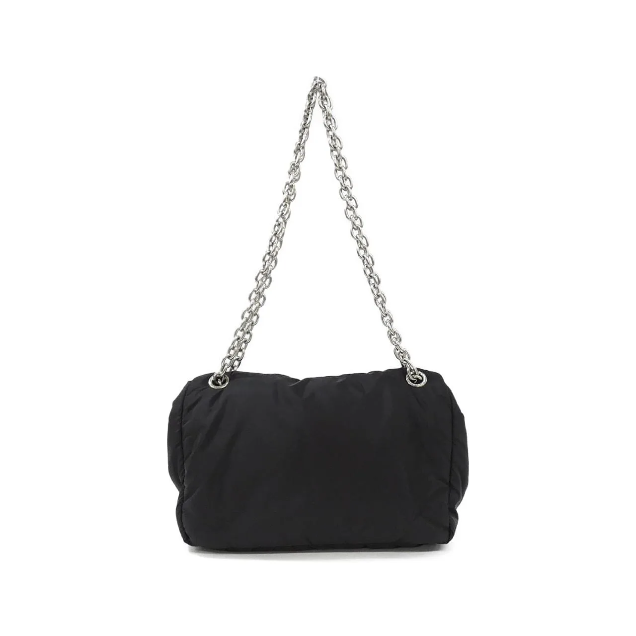 BALENCIAGA 765966 2AA6C Shoulder Nylon 黑色 尼龍 中古品A - 縮圖 2