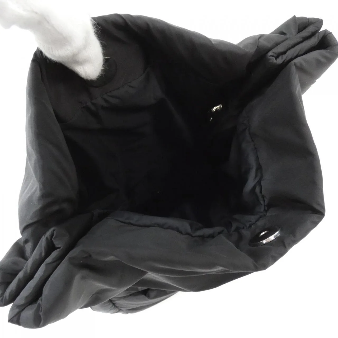 BALENCIAGA 765966 2AA6C Shoulder Nylon 黑色 尼龍 中古品A - 縮圖 8