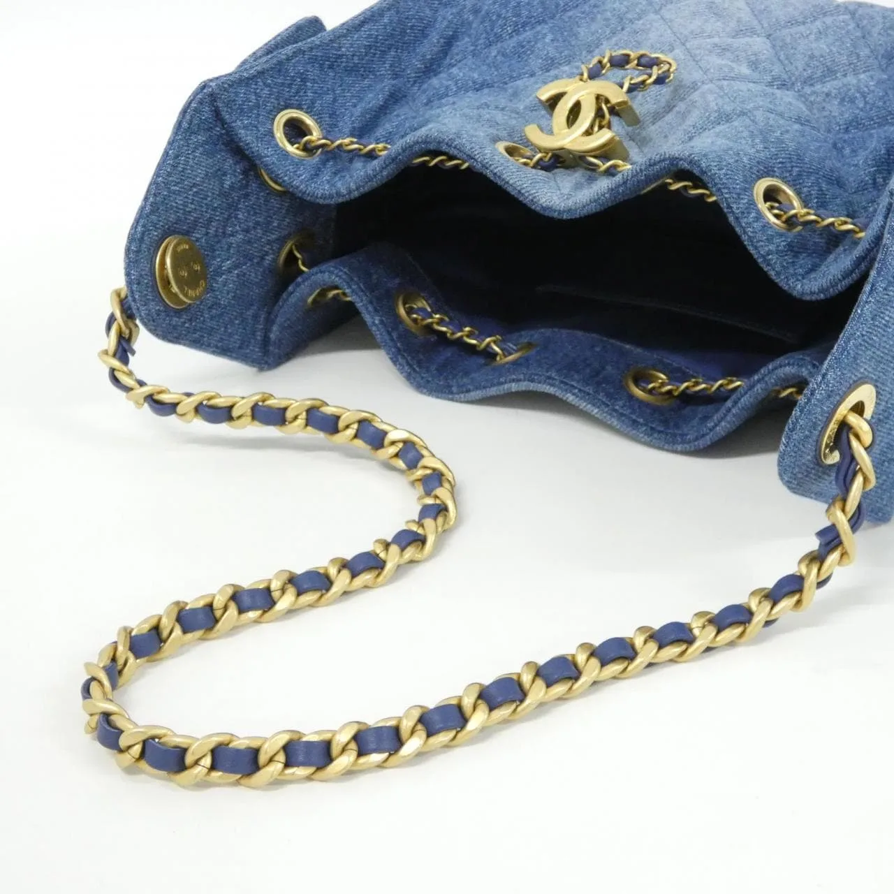 CHANEL AS5631 Shoulder Denim Blue Denim Unused - Thumbnail 5