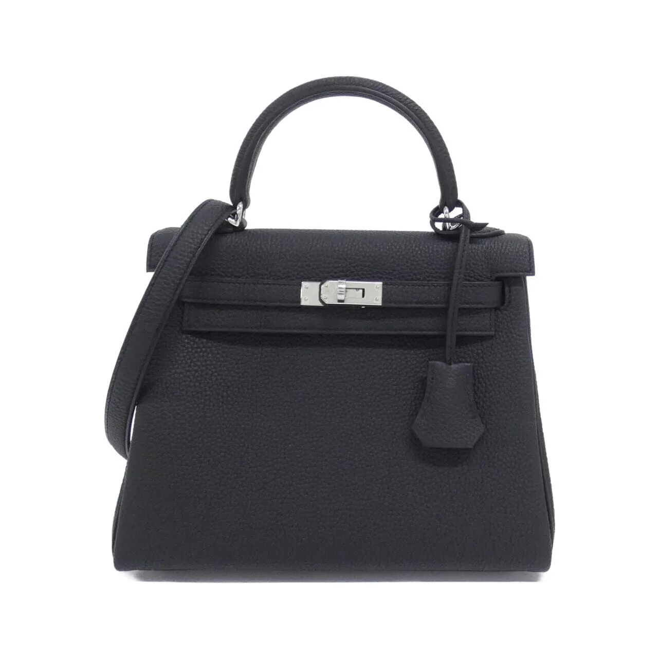 HERMES Kelly 044624CK Handbag Togo