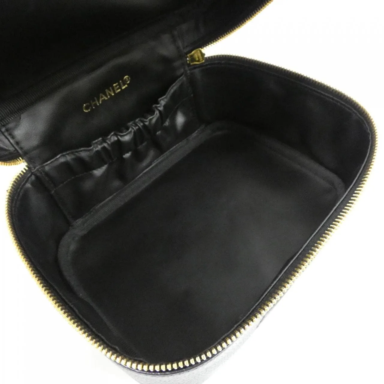 CHANEL 1997 Handbag Grained Calfskin 黑色 荔枝紋牛皮 中古品A - 縮圖 8