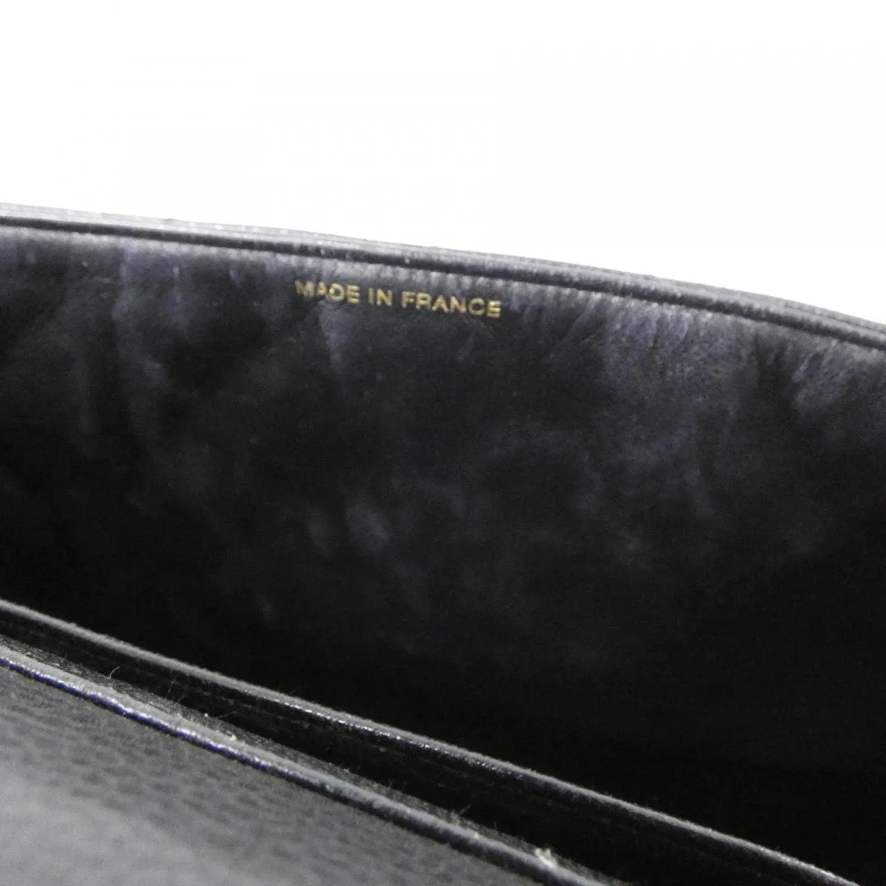 CHANEL 肩背包 荔枝紋牛皮 黑色 荔枝紋牛皮 中古品A - 縮圖 9