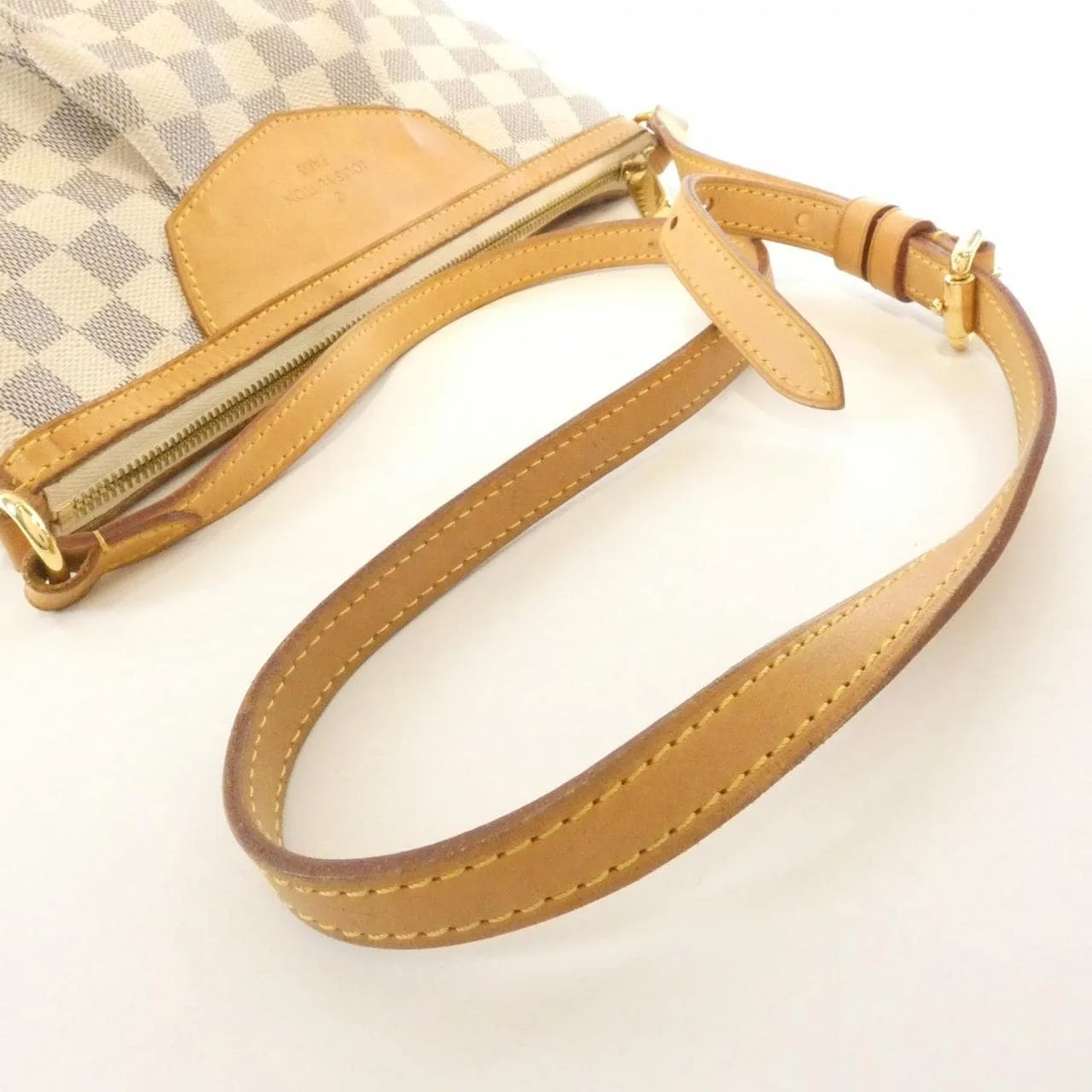 LOUIS VUITTON Siracusa N41113 Shoulder Damier Black Damier Rank B - Thumbnail 4