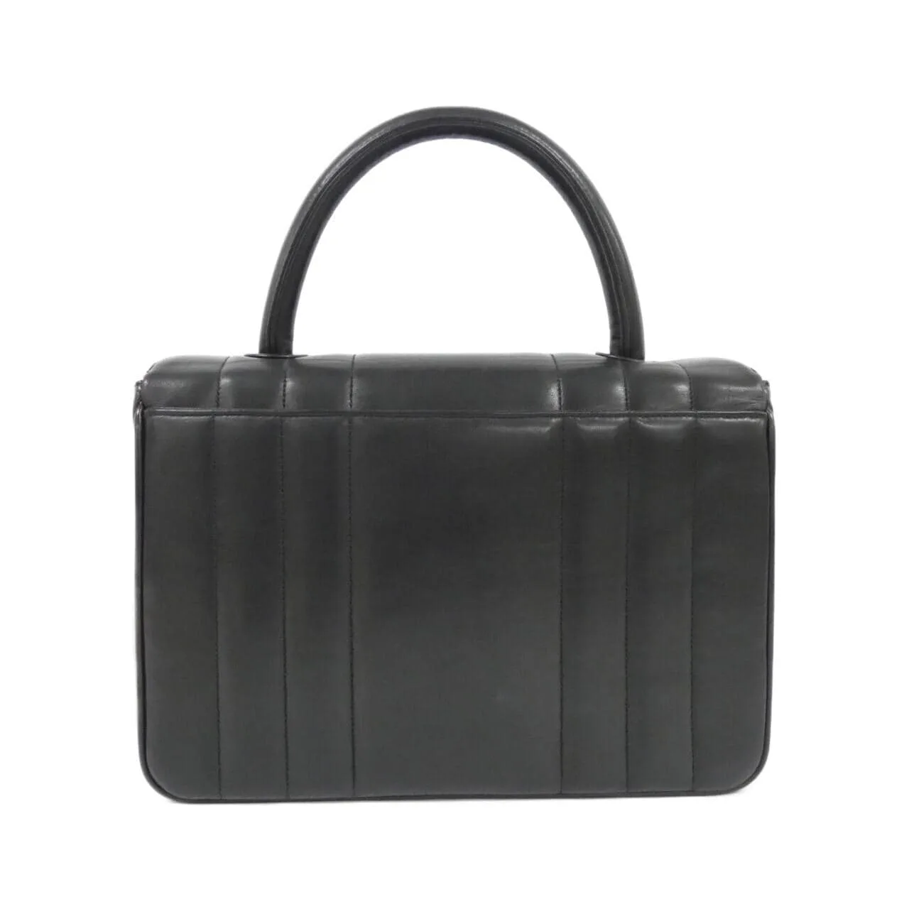 CHANEL 手提包 羊皮 黑色 羊皮 中古品A - 縮圖 2