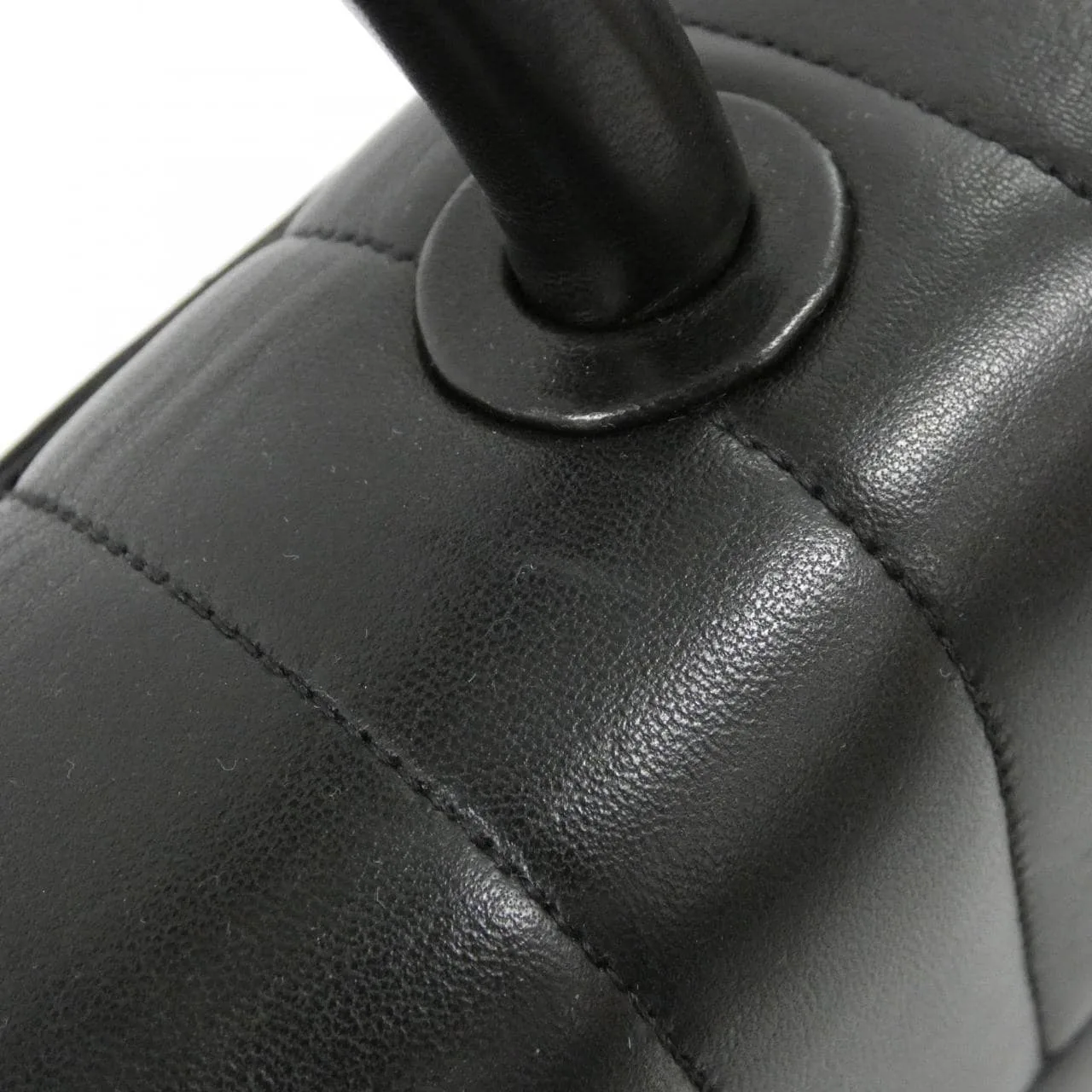 CHANEL 手提包 羊皮 黑色 羊皮 中古品A - 縮圖 6