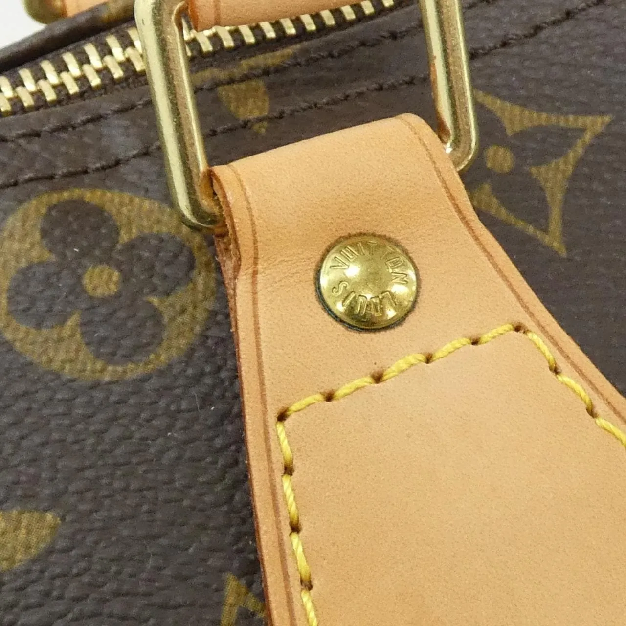 LOUIS VUITTON Speedy M41526 Boston Monogram 黑色 Monogram 中古品A - 縮圖 4