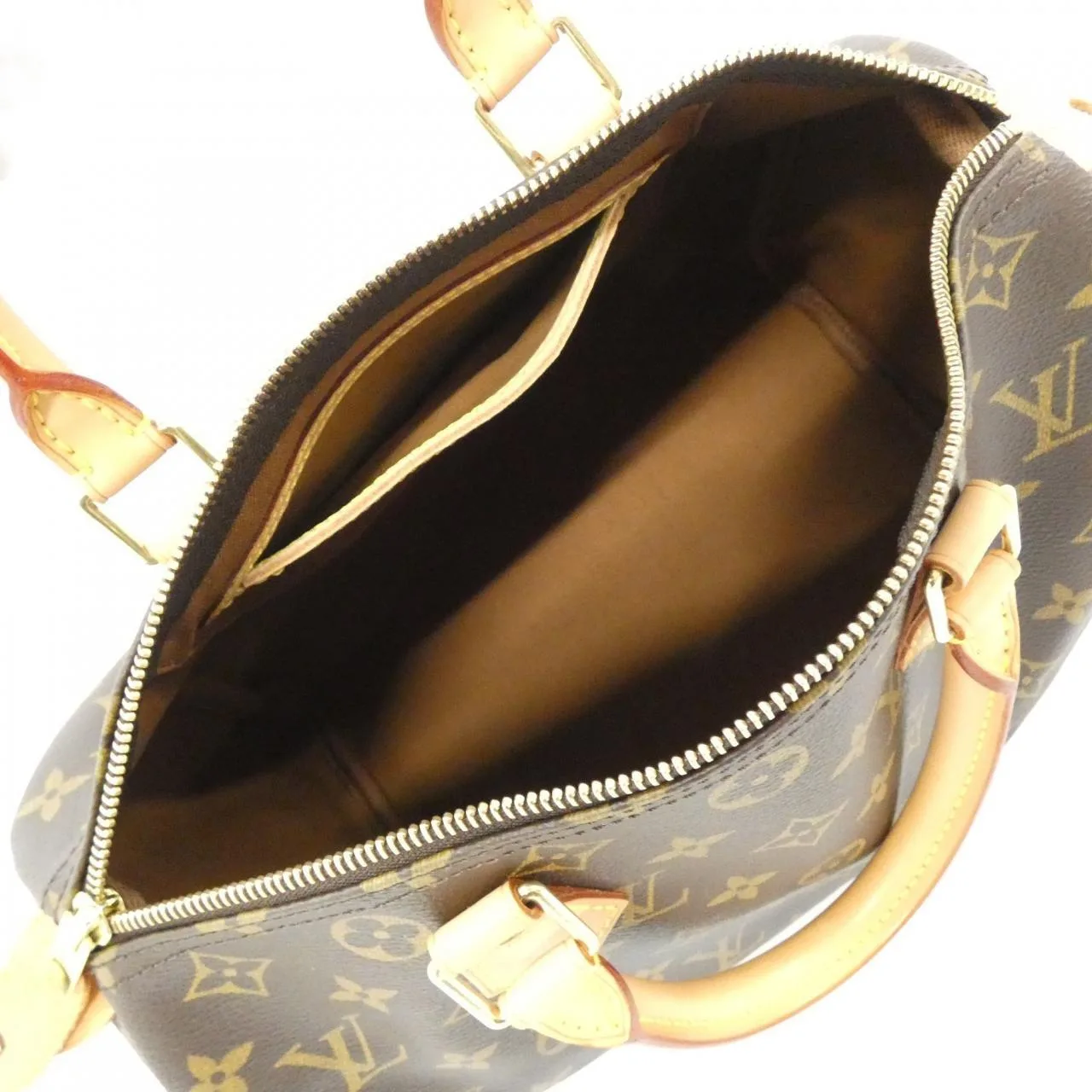 LOUIS VUITTON Speedy M41526 Boston Monogram 黑色 Monogram 中古品A - 縮圖 8