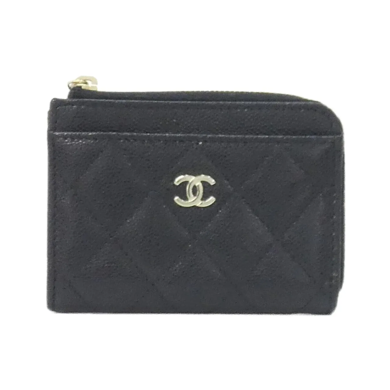 CHANEL Timeless Classic AP4893 Card Case Grained Calfskin 黑色