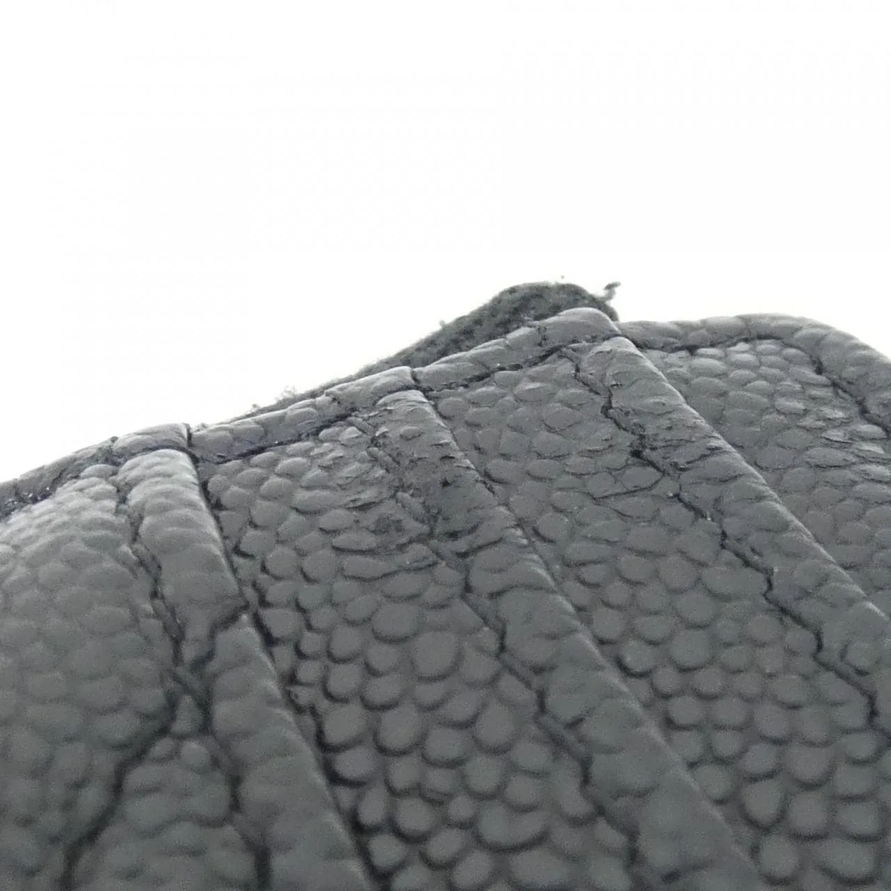 CHANEL Timeless Classic AP4893 Card Case Grained Calfskin 黑色 荔枝紋牛皮 中古品A - 縮圖 8