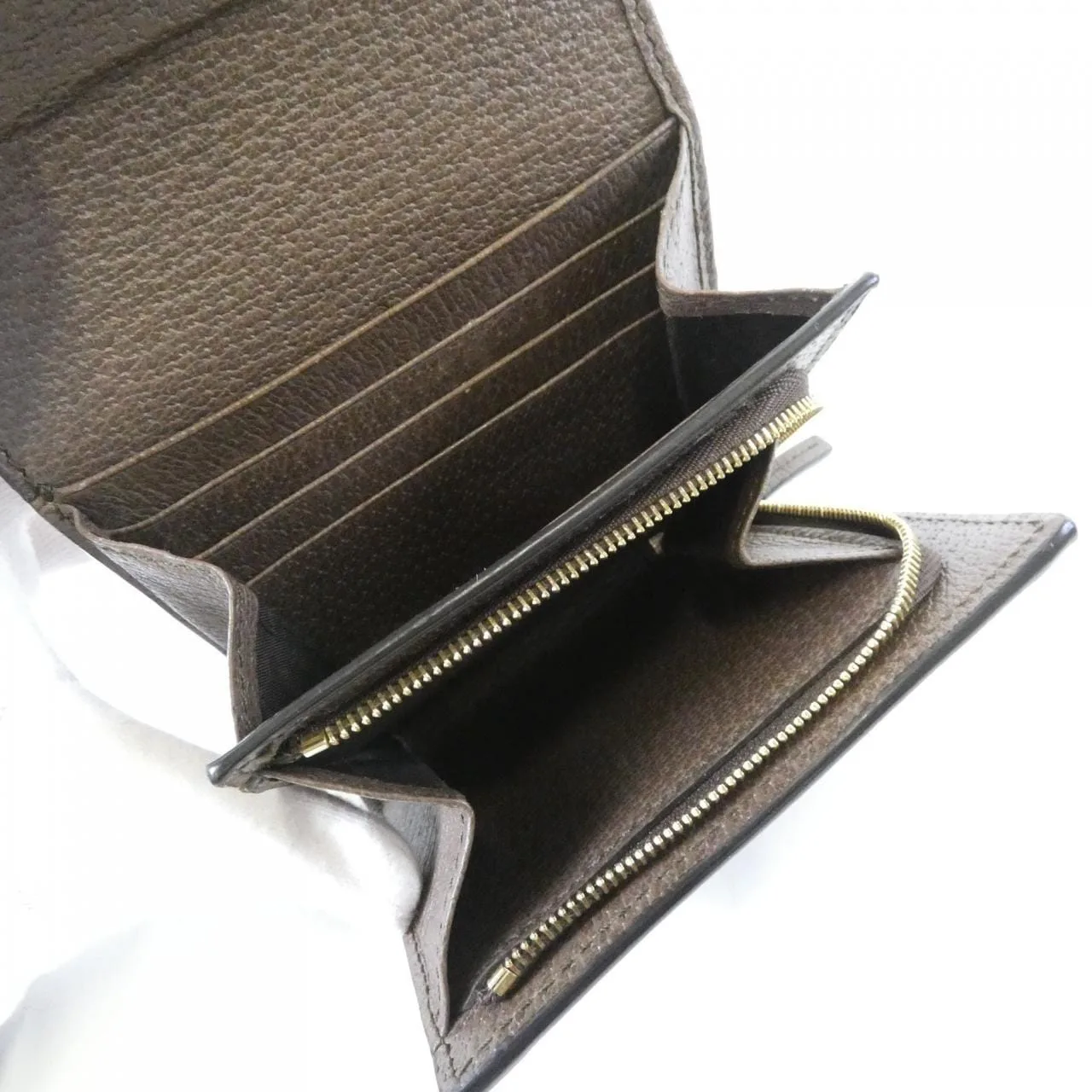GUCCI Ophidia 598662 96IWG Wallet Canvas Black Canvas Rank B - Thumbnail 7
