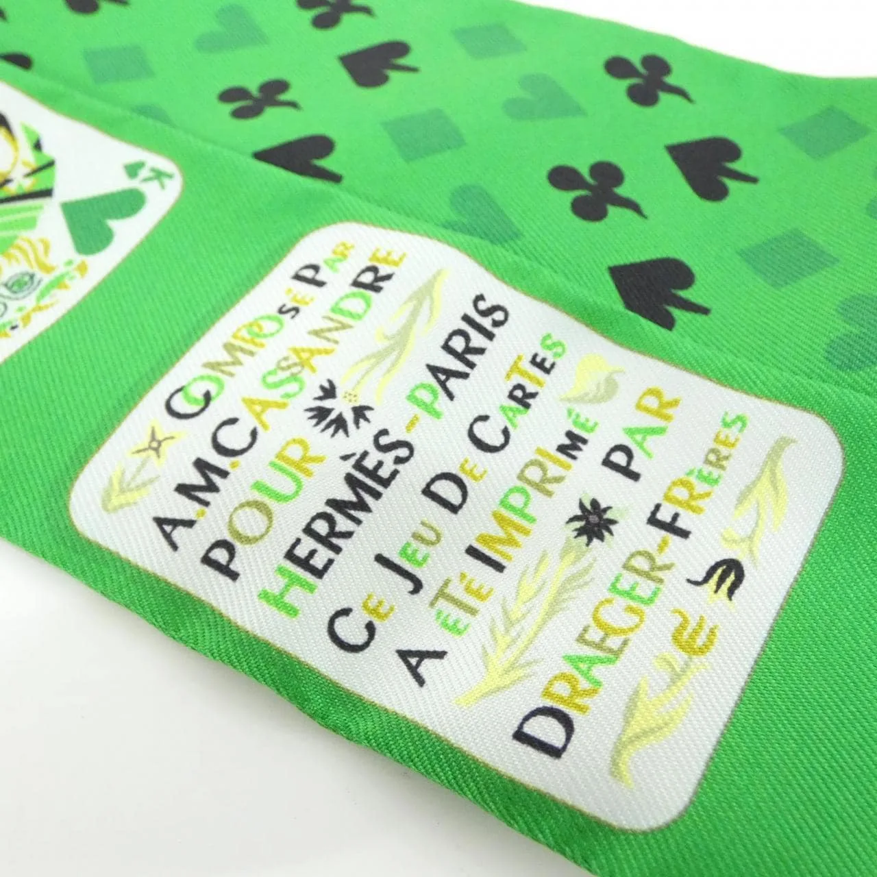 HERMES 063169S Scarf Black Rank A - Thumbnail 3