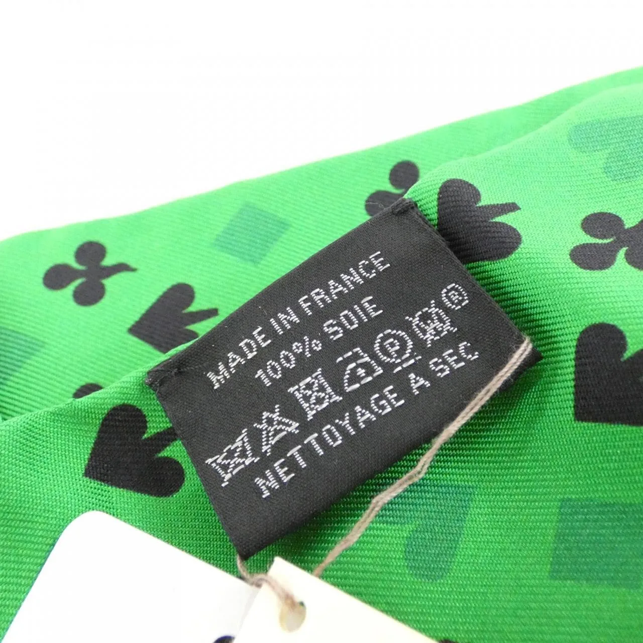 HERMES 063169S Scarf Black Rank A - Thumbnail 4