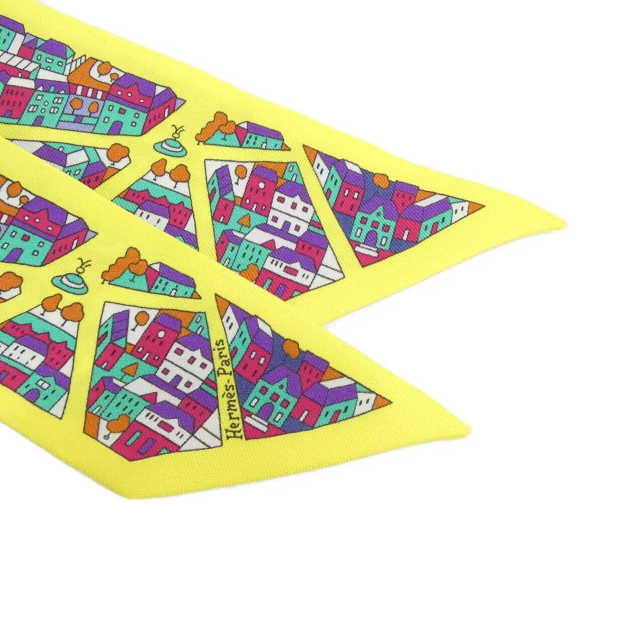 HERMES 062868S Scarf Black Rank A - Thumbnail 2