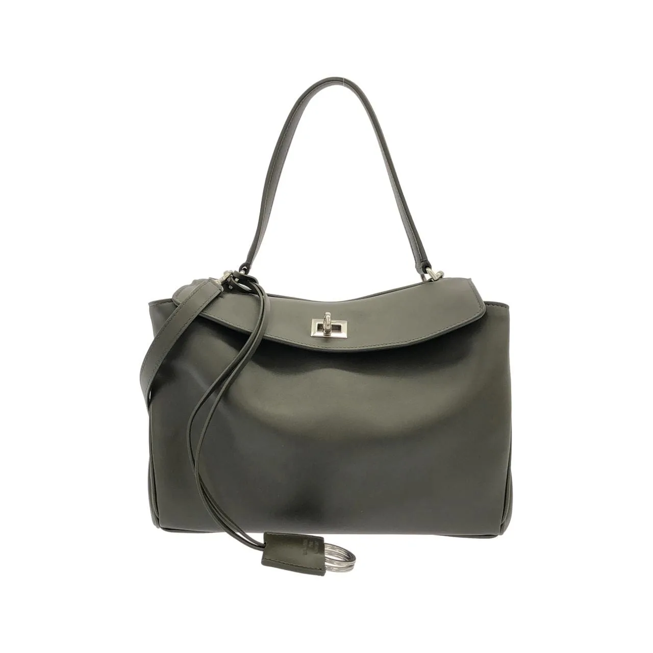 BALENCIAGA Rodeo 789779 2AA4U Handbag Silver